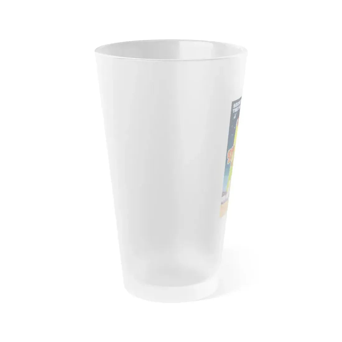 SPY IN THE SKY 1958 Movie Poster - Frosted Pint Glass 16oz - Go Mug Yourself