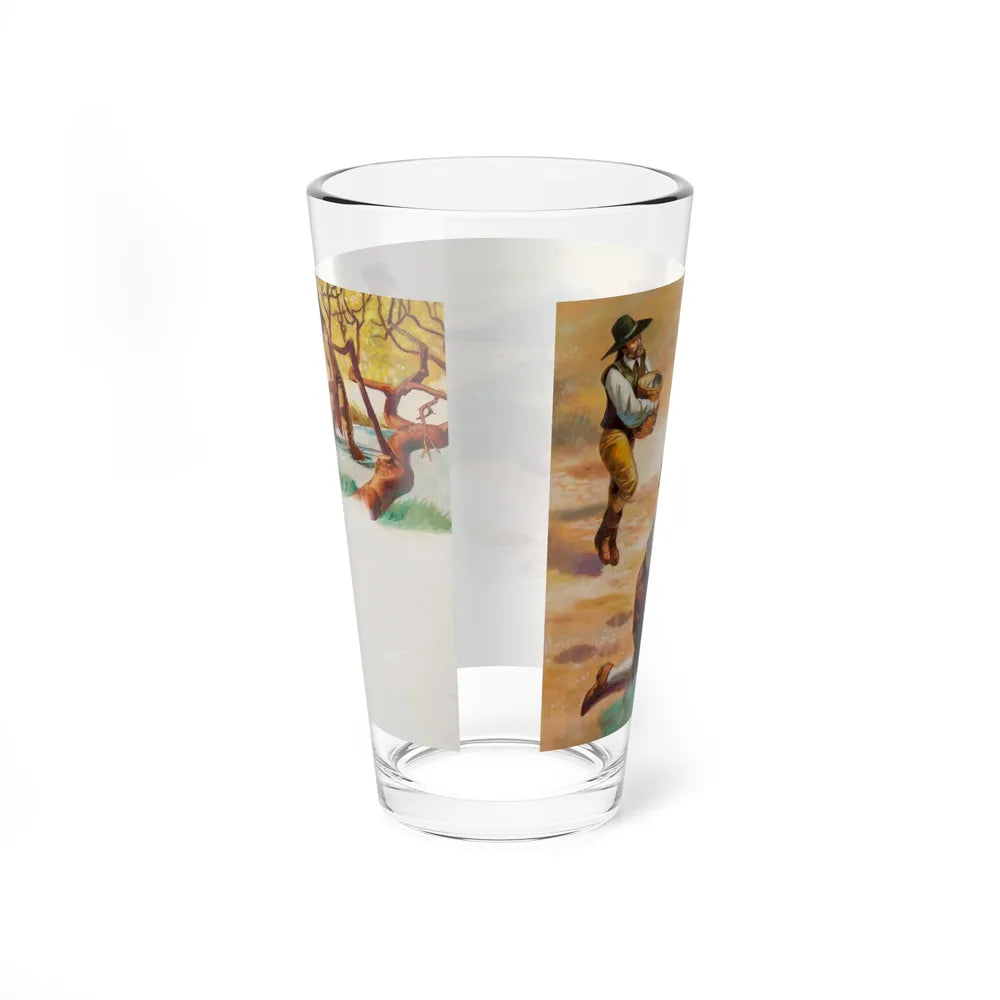 Squanto and the Miracle of Thanksgiving, interior illustrations (11), 2012 (Magazine Illustration) Pint Glass 16oz - Go Mug Yourself