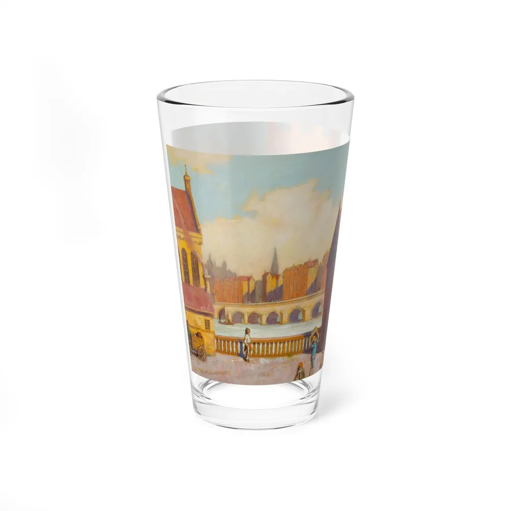 Squanto and the Miracle of Thanksgiving, interior illustrations (12), 2012 (Magazine Illustration) Pint Glass 16oz - Go Mug Yourself