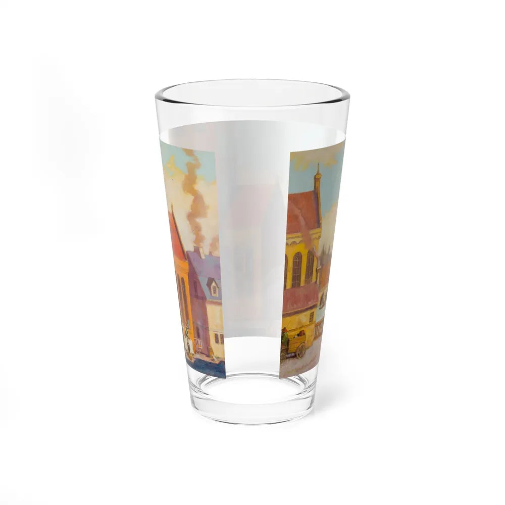 Squanto and the Miracle of Thanksgiving, interior illustrations (12), 2012 (Magazine Illustration) Pint Glass 16oz - Go Mug Yourself