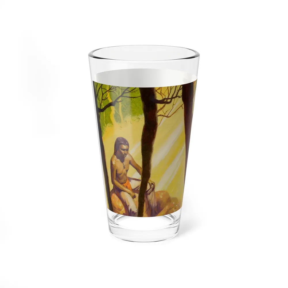 Squanto and the Miracle of Thanksgiving, interior illustrations (18), 2012 (Magazine Illustration) Pint Glass 16oz - Go Mug Yourself