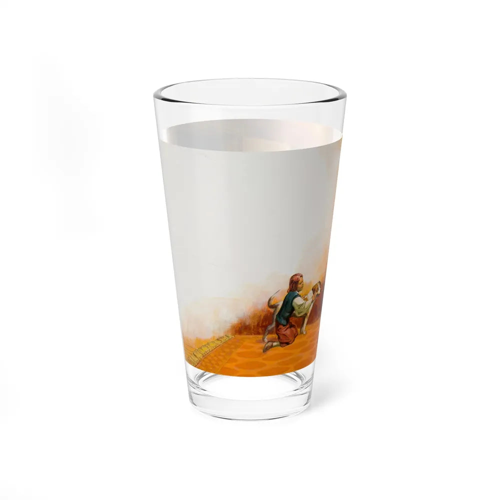 Squanto and the Miracle of Thanksgiving, interior illustrations (2), 2012 (Magazine Illustration) Pint Glass 16oz - Go Mug Yourself
