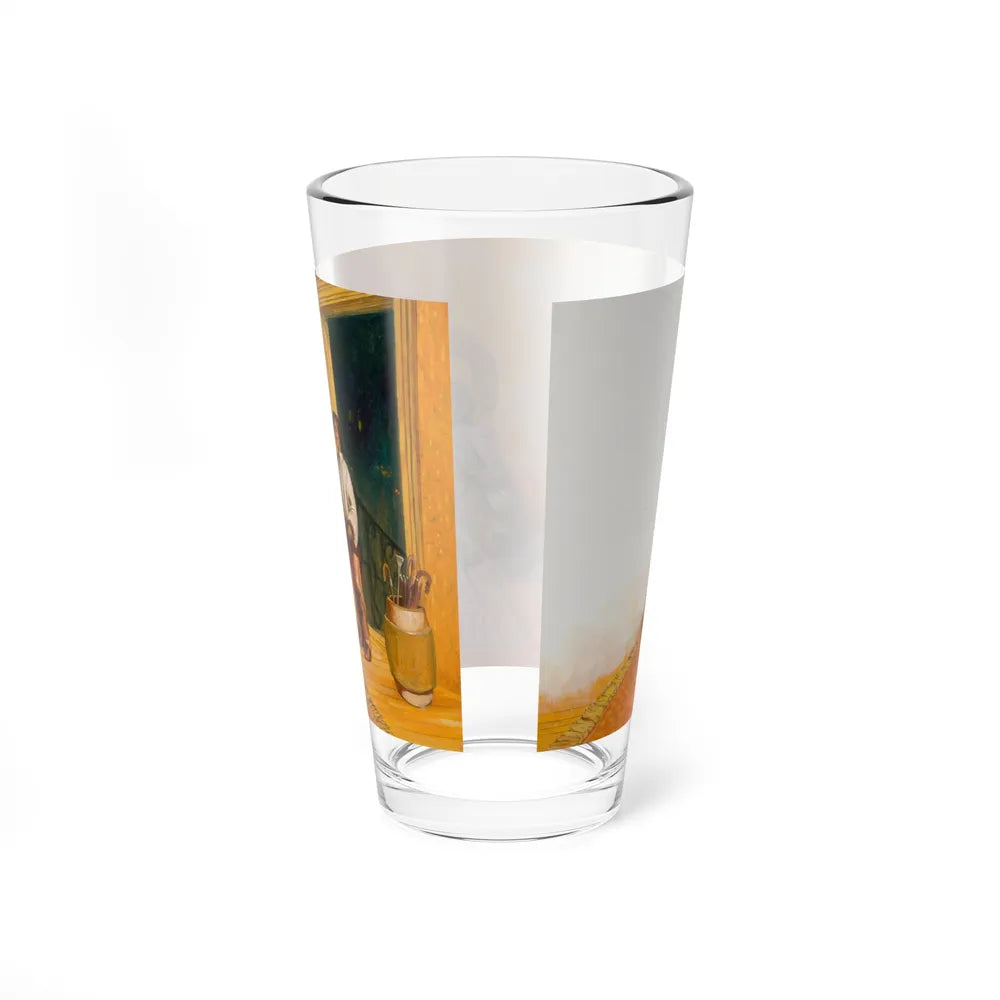 Squanto and the Miracle of Thanksgiving, interior illustrations (2), 2012 (Magazine Illustration) Pint Glass 16oz - Go Mug Yourself