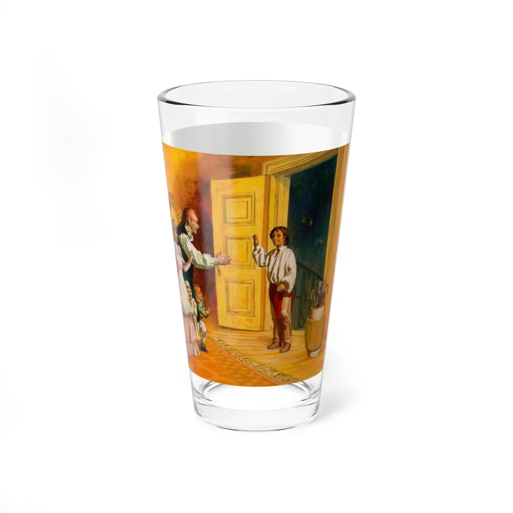 Squanto and the Miracle of Thanksgiving, interior illustrations (2), 2012 (Magazine Illustration) Pint Glass 16oz - Go Mug Yourself