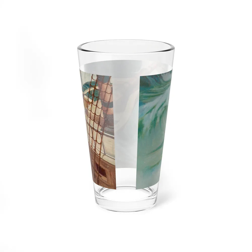 Squanto and the Miracle of Thanksgiving, interior illustrations (21), 2012 (Magazine Illustration) Pint Glass 16oz - Go Mug Yourself