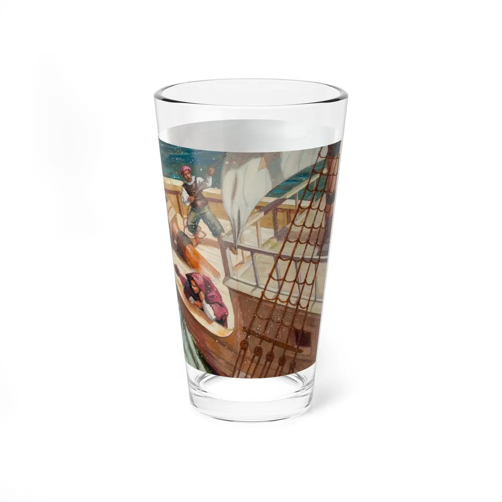 Squanto and the Miracle of Thanksgiving, interior illustrations (21), 2012 (Magazine Illustration) Pint Glass 16oz - Go Mug Yourself