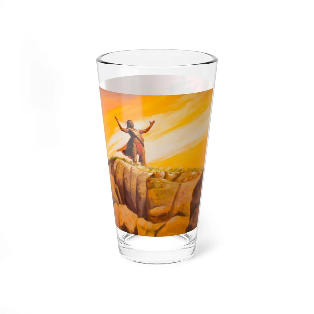 Squanto and the Miracle of Thanksgiving, interior illustrations (4), 2012 (Magazine Illustration) Pint Glass 16oz - Go Mug Yourself