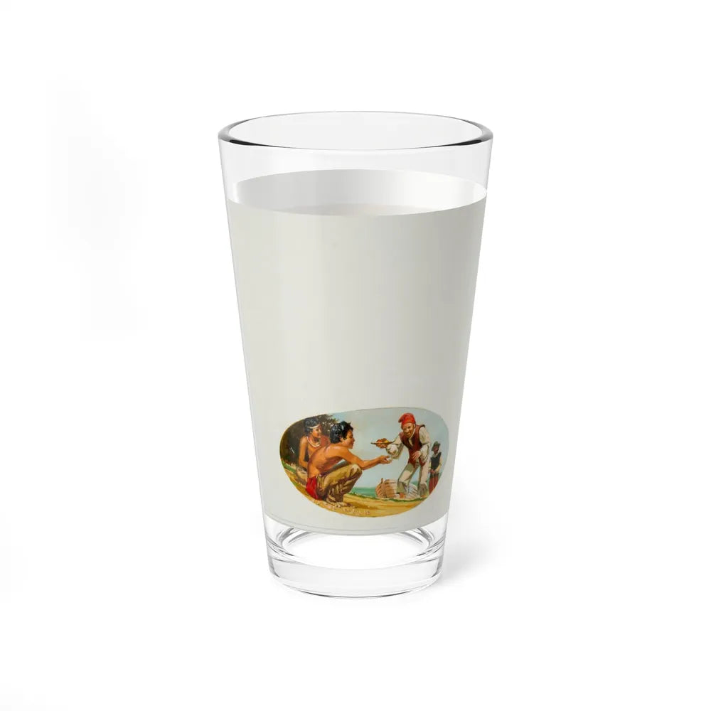 Squanto and the Miracle of Thanksgiving, interior illustrations (9), 2012 (Magazine Illustration) Pint Glass 16oz - Go Mug Yourself