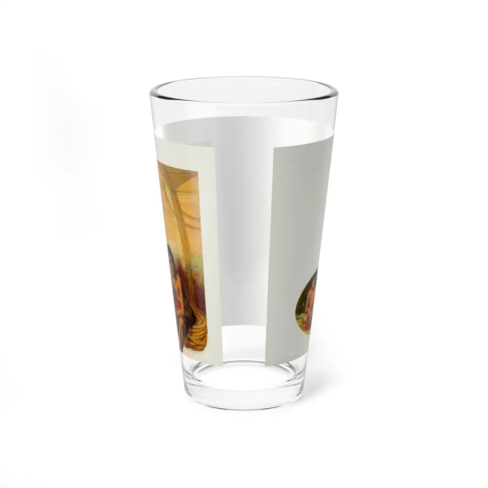 Squanto and the Miracle of Thanksgiving, interior illustrations (9), 2012 (Magazine Illustration) Pint Glass 16oz - Go Mug Yourself