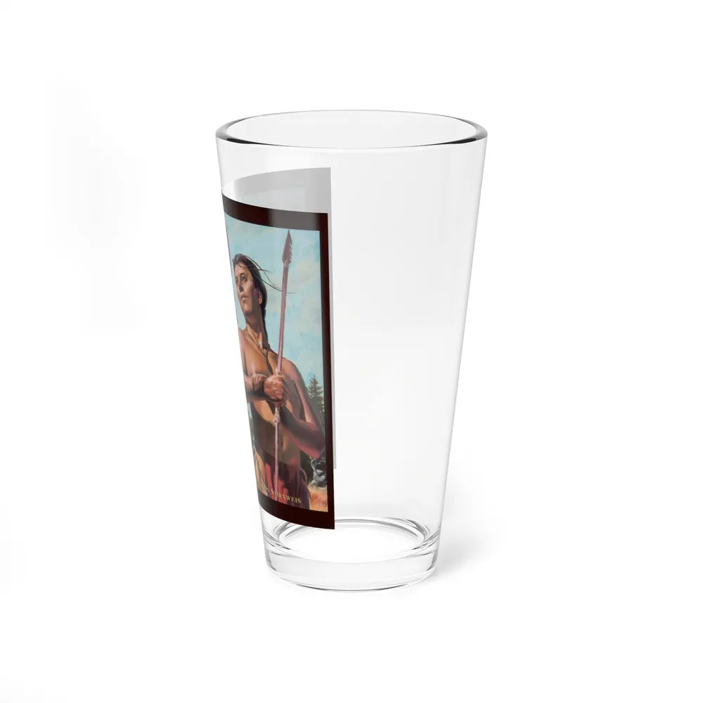 Squanto and the Miracle of Thanksgiving, interior illustrations (cover), 2012 (Magazine Illustration) Pint Glass 16oz - Go Mug Yourself