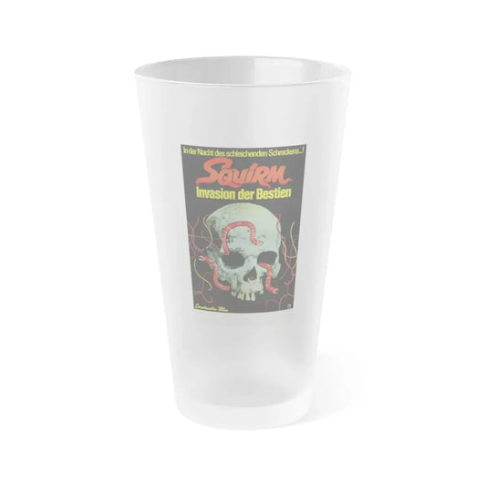 SQUIRM (GERMAN) 1976 Movie Poster - Frosted Pint Glass 16oz 16oz Frosted - Go Mug Yourself