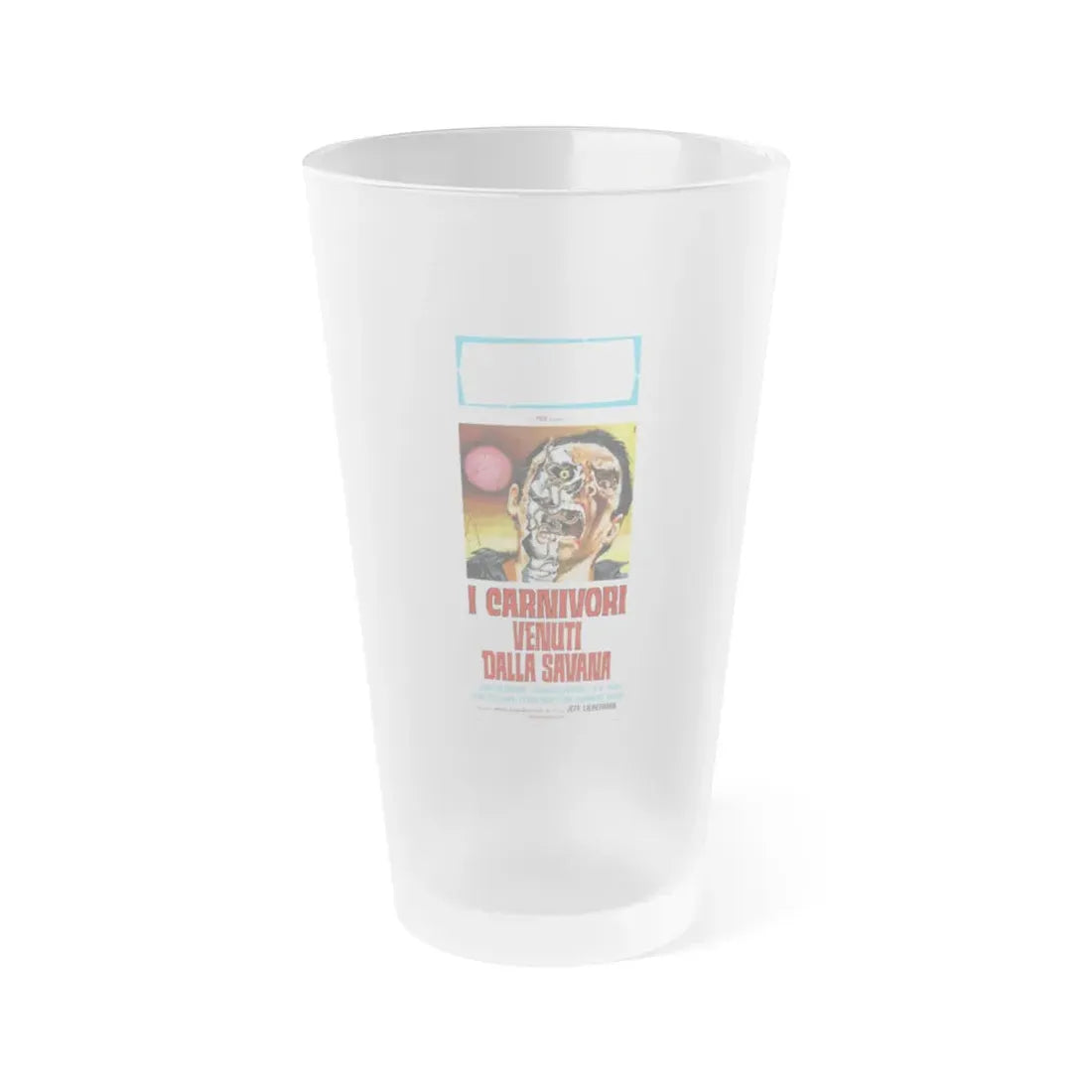 SQUIRM (ITALIAN) 1976 Movie Poster - Frosted Pint Glass 16oz 16oz Frosted - Go Mug Yourself