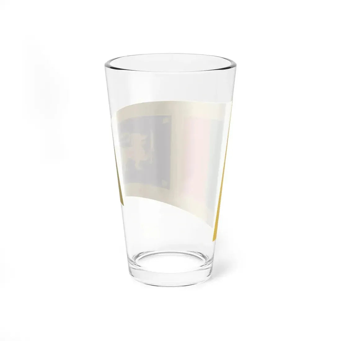 Sri Lanka Flag - iconic waving (Sri Lanka) Pint Glass 16oz - Go Mug Yourself