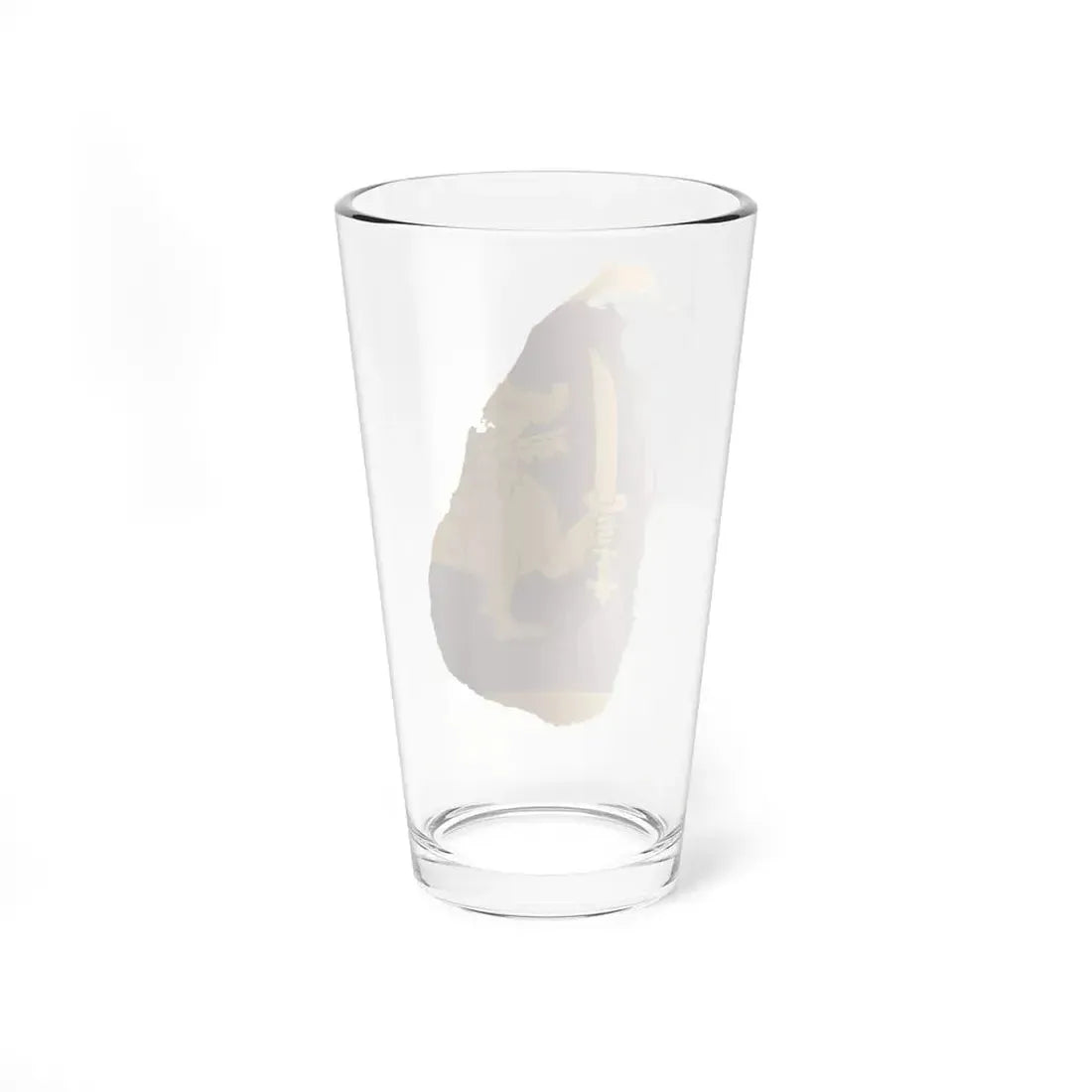 Sri Lanka-Flagmap (Sri Lanka) Pint Glass 16oz - Go Mug Yourself