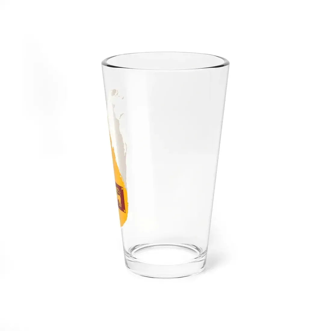 Sri Lanka Map Flag (Sri Lanka) Pint Glass 16oz - Go Mug Yourself