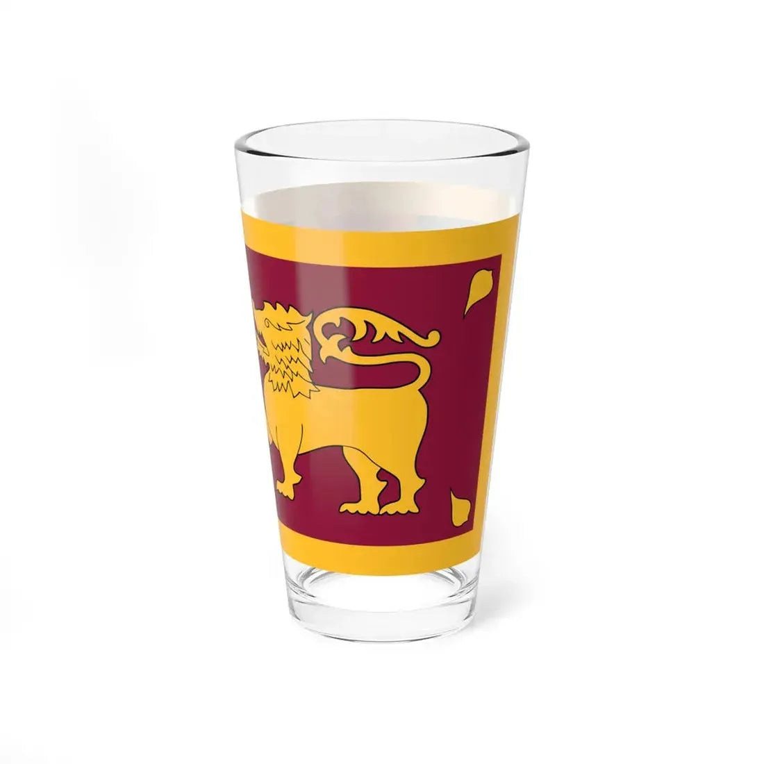 Sri Lankan Army Flag (Sri Lanka) Pint Glass 16oz - Go Mug Yourself