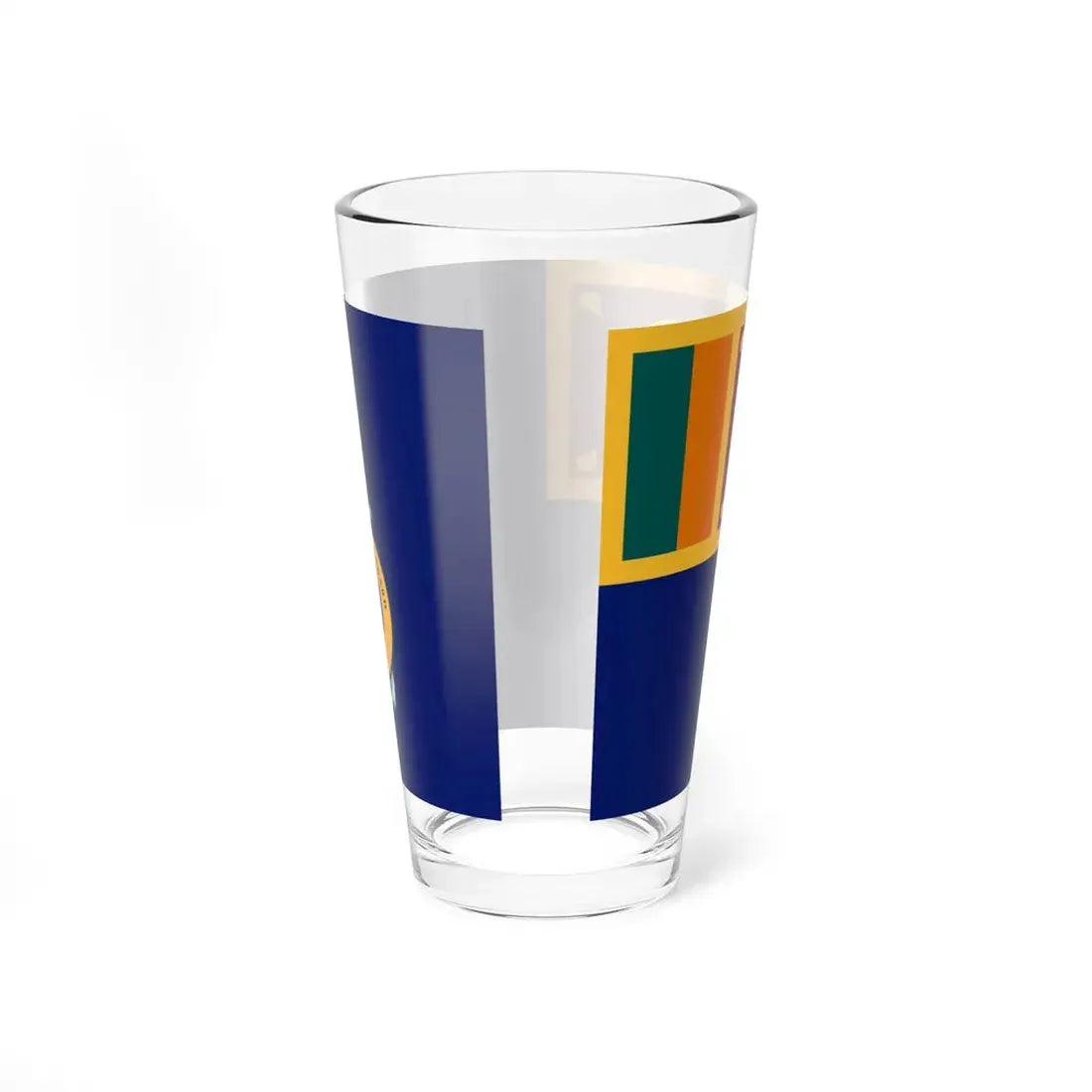 Sri Lankan Coast Guard Flag (Sri Lanka) Pint Glass 16oz - Go Mug Yourself