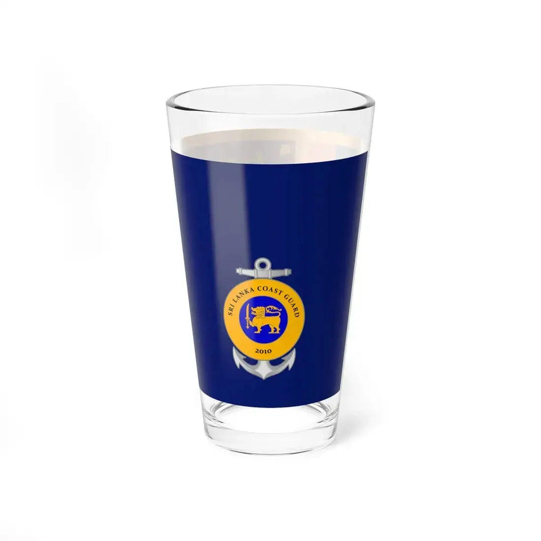 Sri Lankan Coast Guard Flag (Sri Lanka) Pint Glass 16oz - Go Mug Yourself