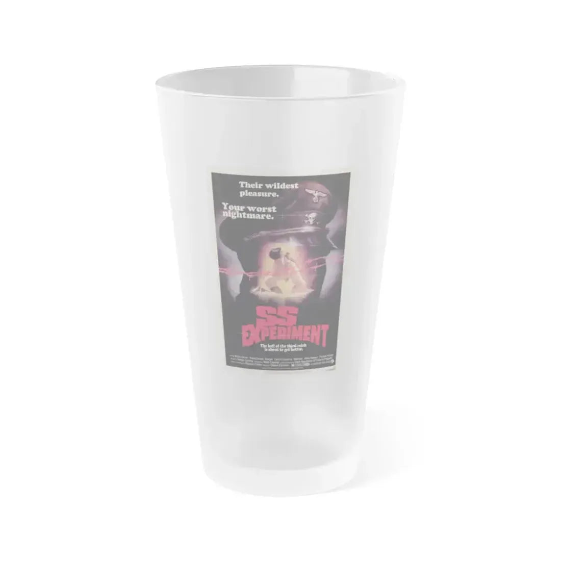 SS EXPERIMENT LOVE CAMP (2) 1976 Movie Poster - Frosted Pint Glass 16oz 16oz Frosted - Go Mug Yourself