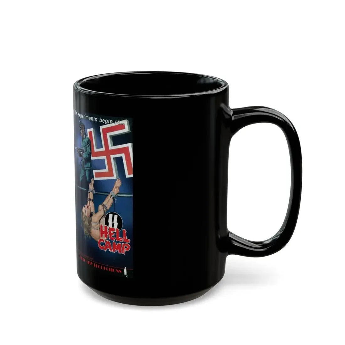 SS HELL CAMP (VHS COVER) - Black Coffee Mug - Go Mug Yourself