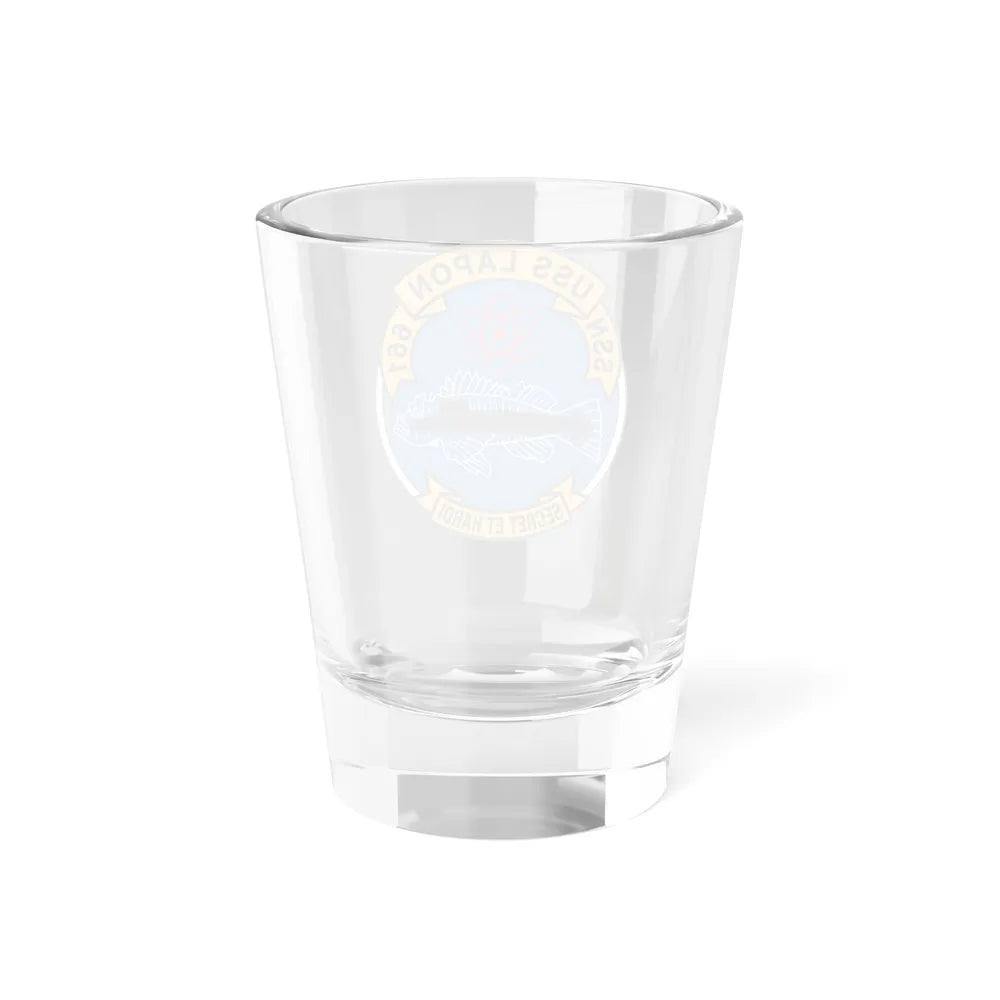 SSN USS Lapon 661 Secret ET Hardi (U.S. Navy) Shot Glass 1.5oz - Go Mug Yourself