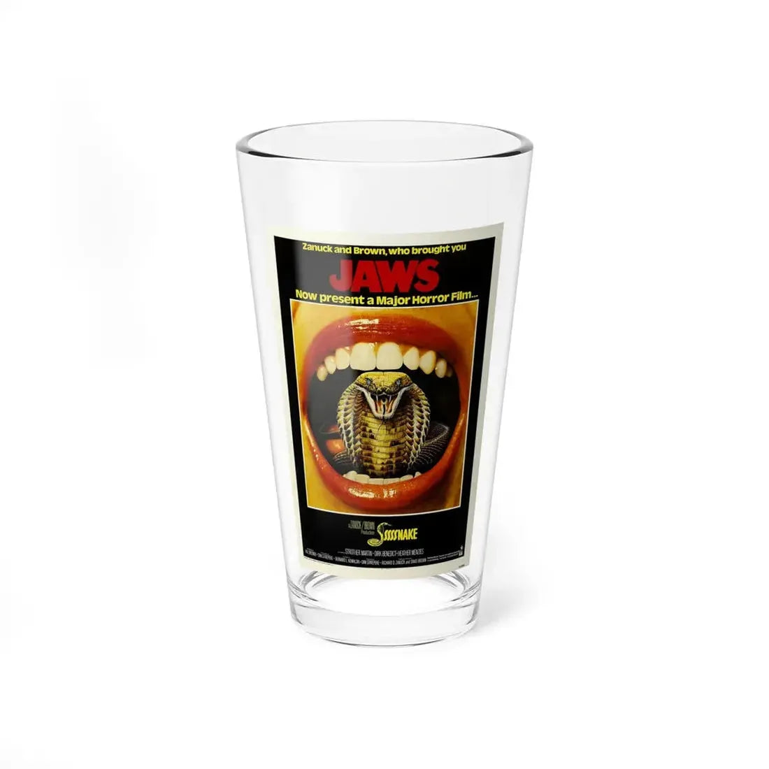 SSSSSSS (SSSSSNAKE) 1973 Movie Poster - Pint Glass 16oz 16oz - Go Mug Yourself