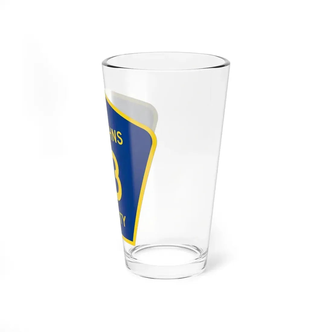 St. Johns County 13 (Florida) (Road Sign) Pint Glss 16oz - Go Mug Yourself