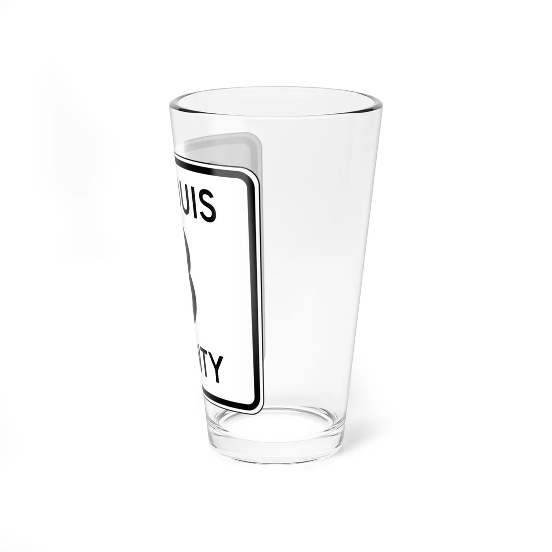 St Louis County Route 8 MN (Minnesota) (Road Sign) Pint Glass 16oz - Go Mug Yourself