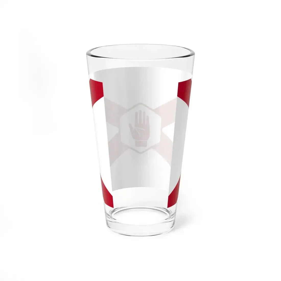 St. Patricks Northern Ireland Flag Hexagon (Ireland) Pint Glass 16oz - Go Mug Yourself