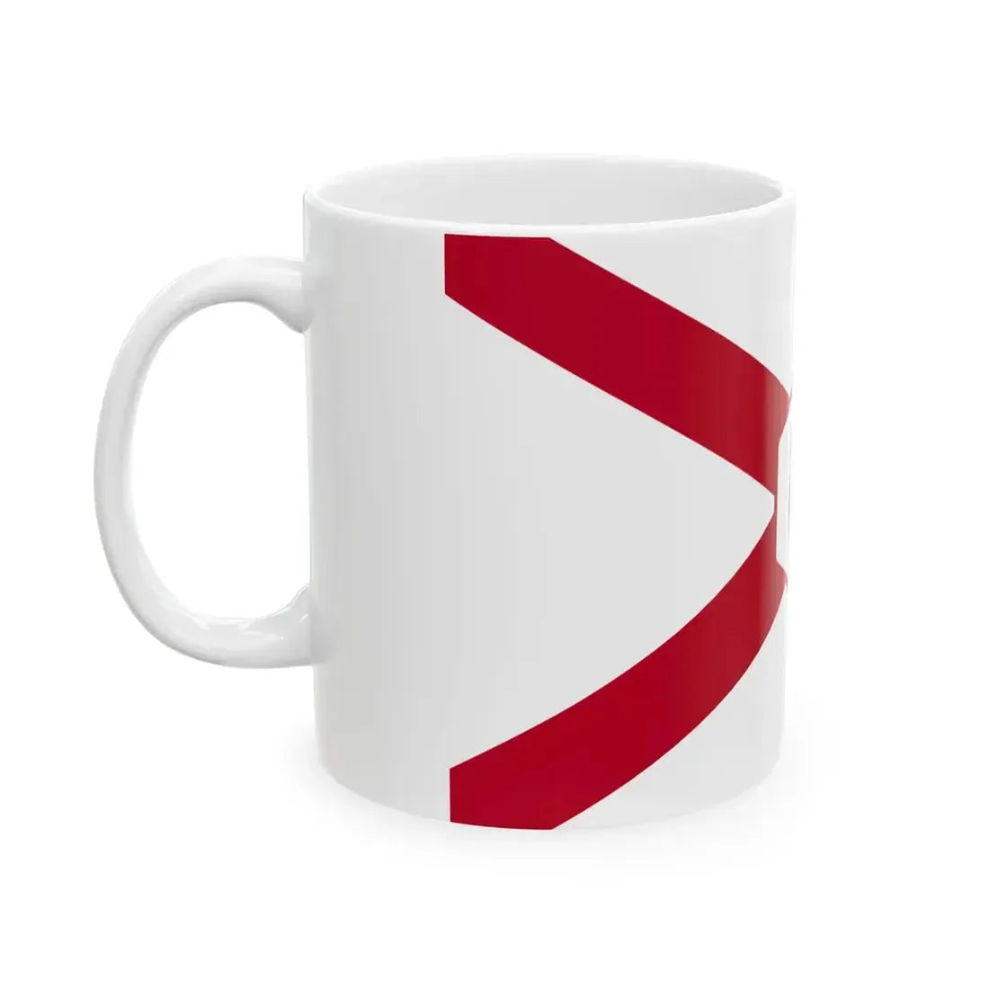 St. Patricks Northern Ireland Flag Hexagon (Ireland) White Coffee Mug - Go Mug Yourself