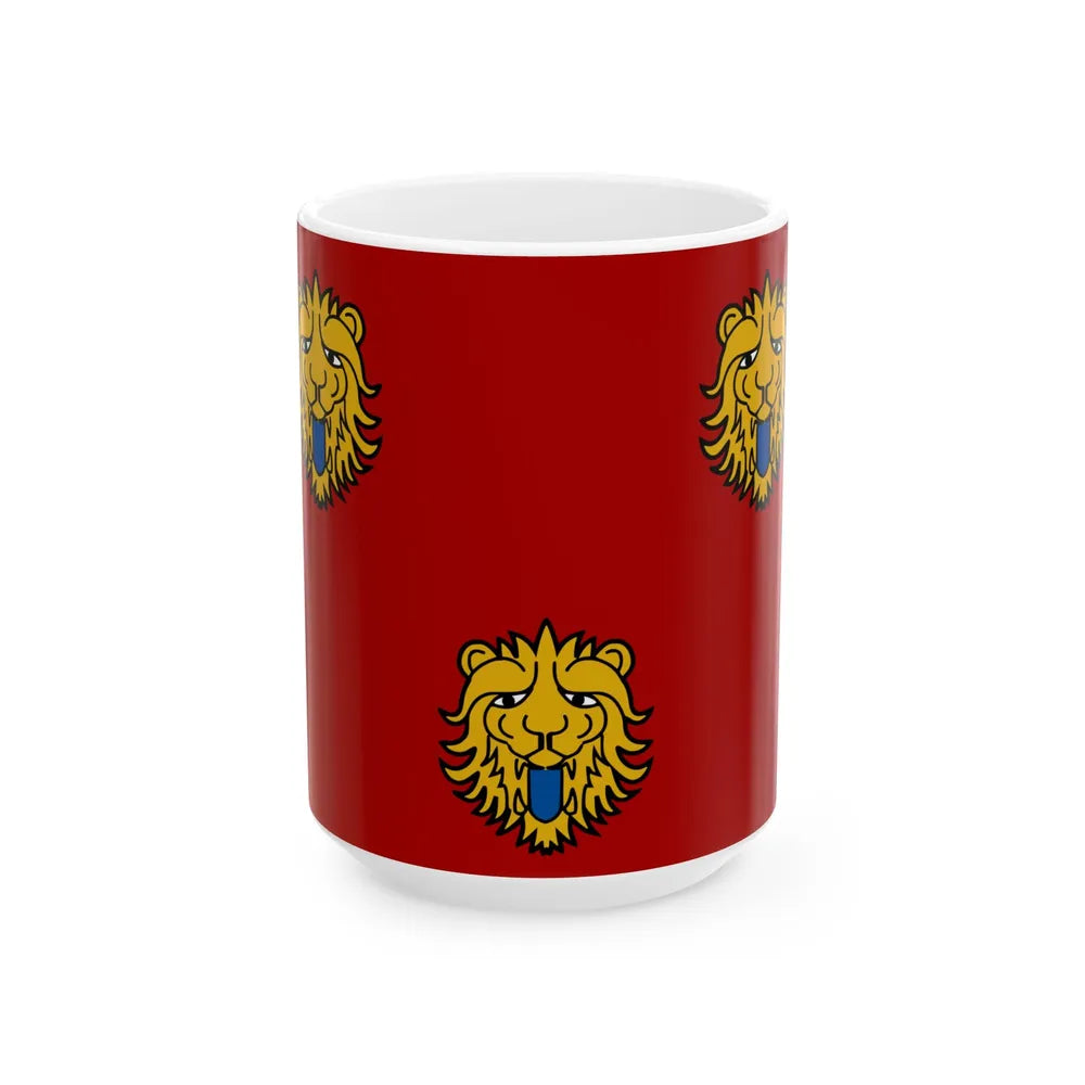 Staden vlag (Belgium) White Coffee Mug 15oz - Go Mug Yourself