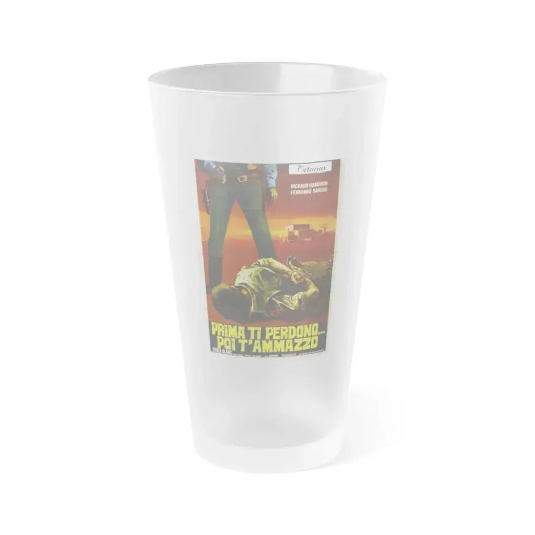STAGECOACH OF THE CONDEMNED 1970 Movie Poster - Frosted Pint Glass 16oz 16oz Frosted - Go Mug Yourself