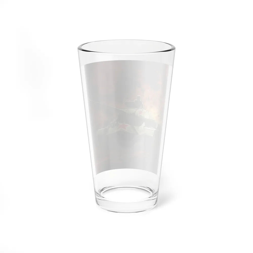 Stalin Tank Model Kit 323 Box Cover Illustration (Aurora, 1970) (Magazine Illustration) Pint Glass 16oz - Go Mug Yourself