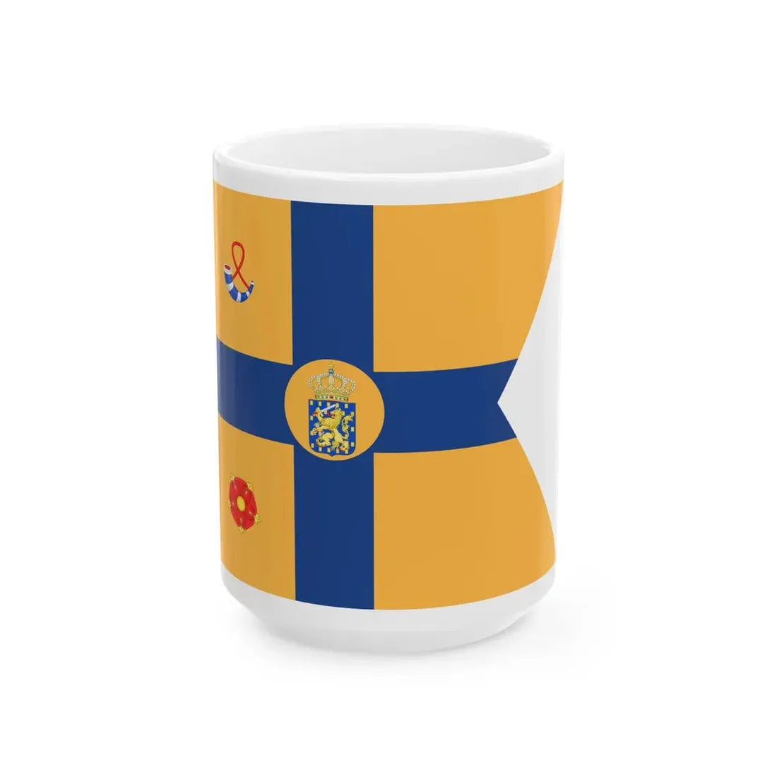 Standard of a Princess of the Netherlands daughters of Juliana (Netherlands) White Coffee Mug 15oz - Go Mug Yourself