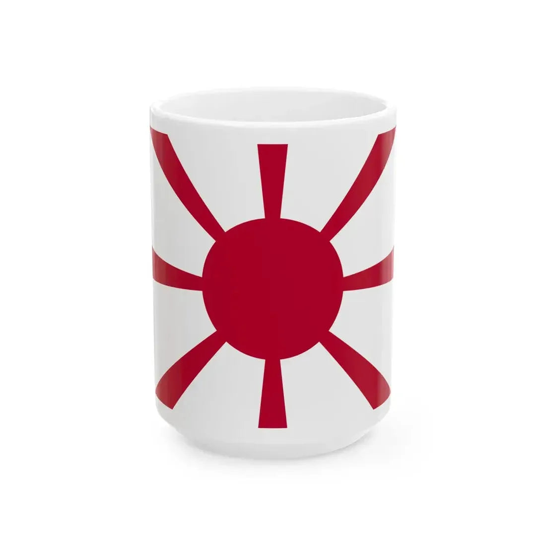 Standard of Admiral of Imperial Japanese Navy (Japan) White Coffee Mug 15oz - Go Mug Yourself