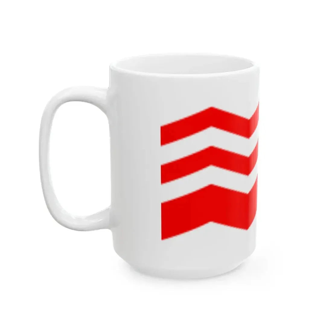 Standard of Chief of Staff SSF (Japan) White Coffee Mug - Go Mug Yourself