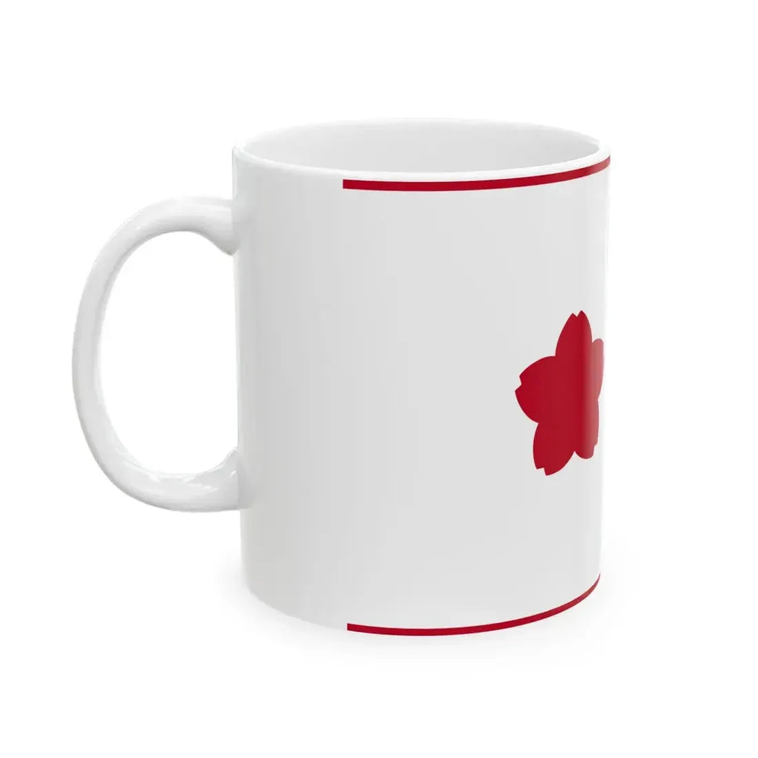 Standard of Commander B JMSDF (Japan) White Coffee Mug - Go Mug Yourself
