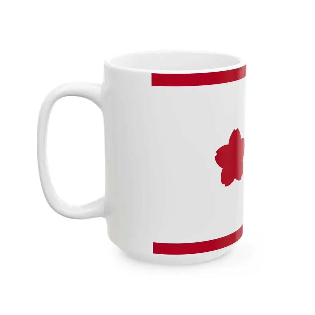 Standard of Commander B JMSDF (Japan) White Coffee Mug - Go Mug Yourself