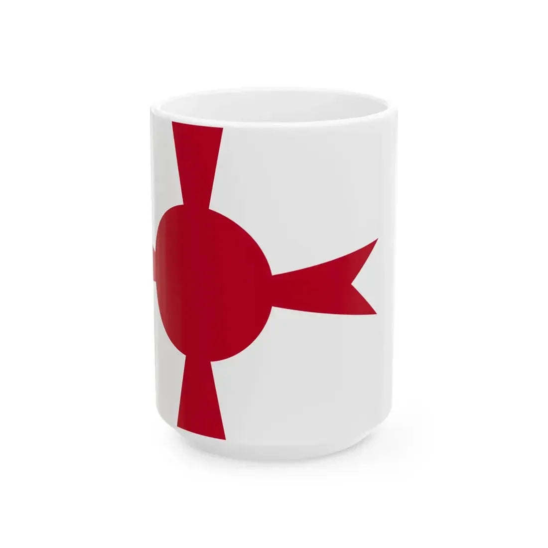 Standard of Commander of Imperial Japanese Navy (Japan) White Coffee Mug 15oz - Go Mug Yourself
