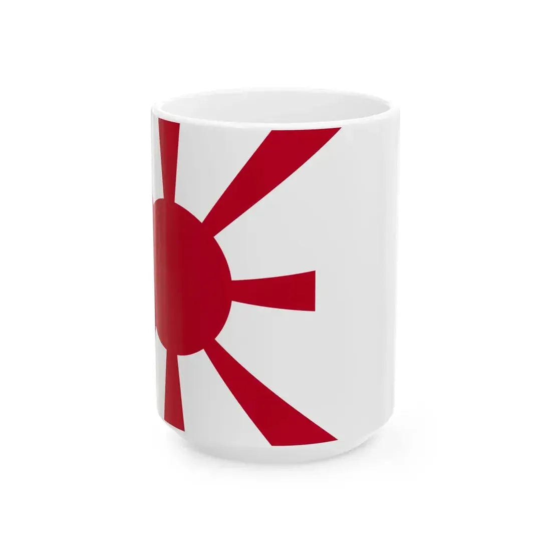 Standard of Commodore of Imperial Japanese Navy (Japan) White Coffee Mug 15oz - Go Mug Yourself