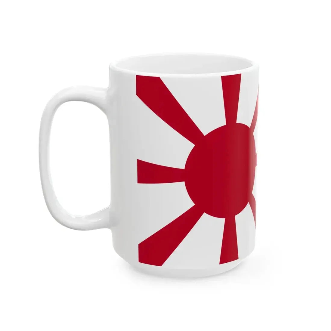 Standard of Commodore of Imperial Japanese Navy (Japan) White Coffee Mug - Go Mug Yourself
