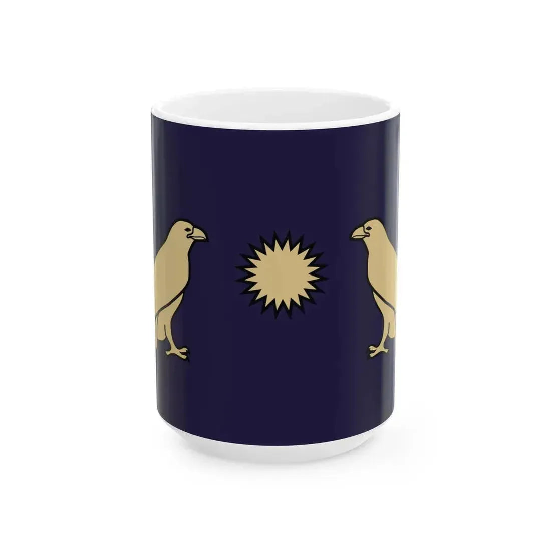 Standard of the Arshakuni Arsacid dynasty (Armenia) White Coffee Mug 15oz - Go Mug Yourself