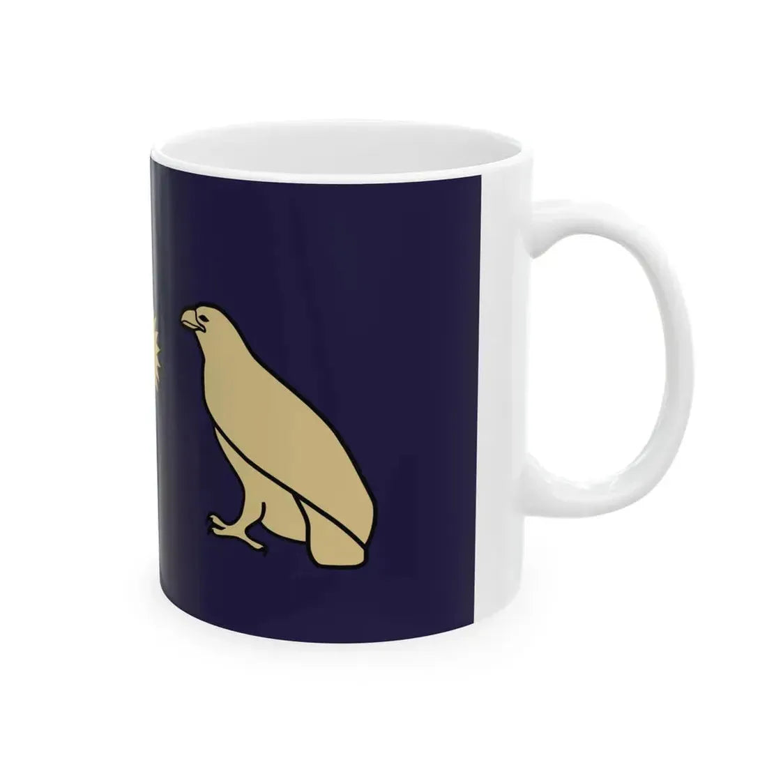 Standard of the Arshakuni Arsacid dynasty (Armenia) White Coffee Mug - Go Mug Yourself