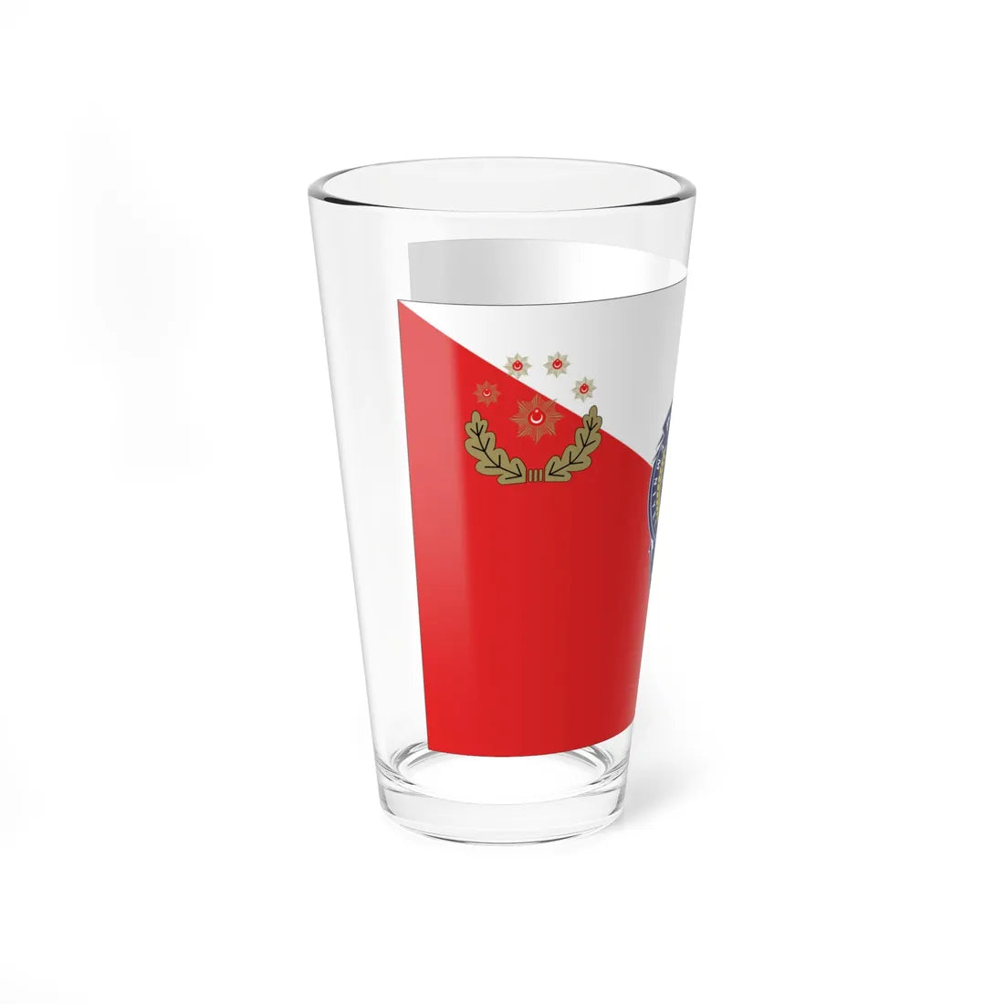 Standard of the Chief of Police of Turkey (Turkey) Pint Glass 16oz - Go Mug Yourself