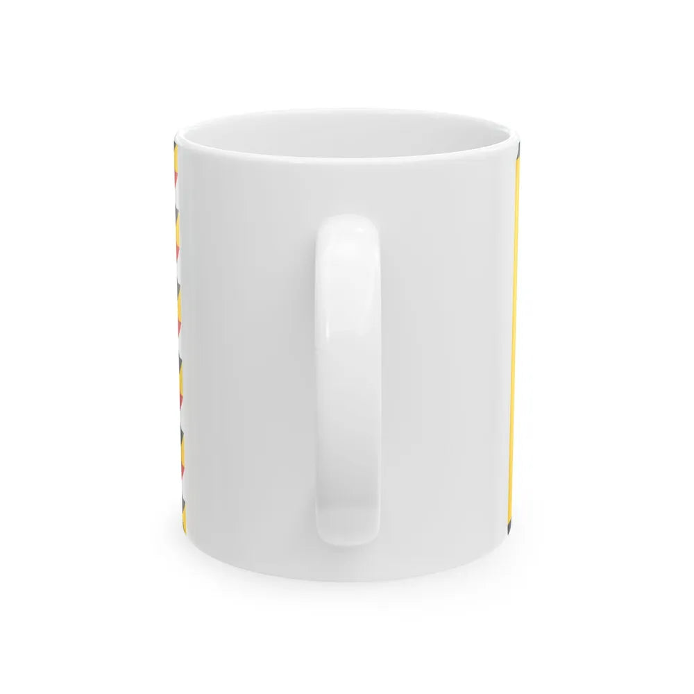 Standard of the Common Army Yellow (Austria) White Coffee Mug - Go Mug Yourself