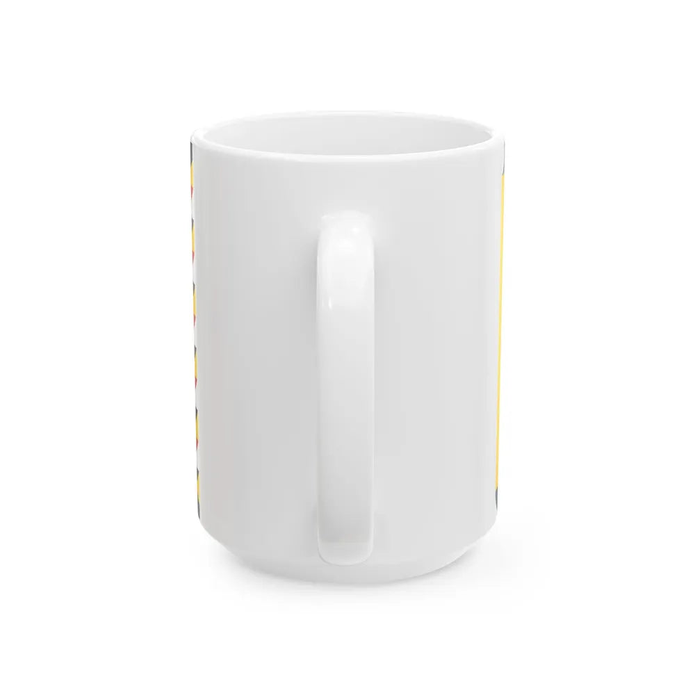 Standard of the Common Army Yellow (Austria) White Coffee Mug - Go Mug Yourself