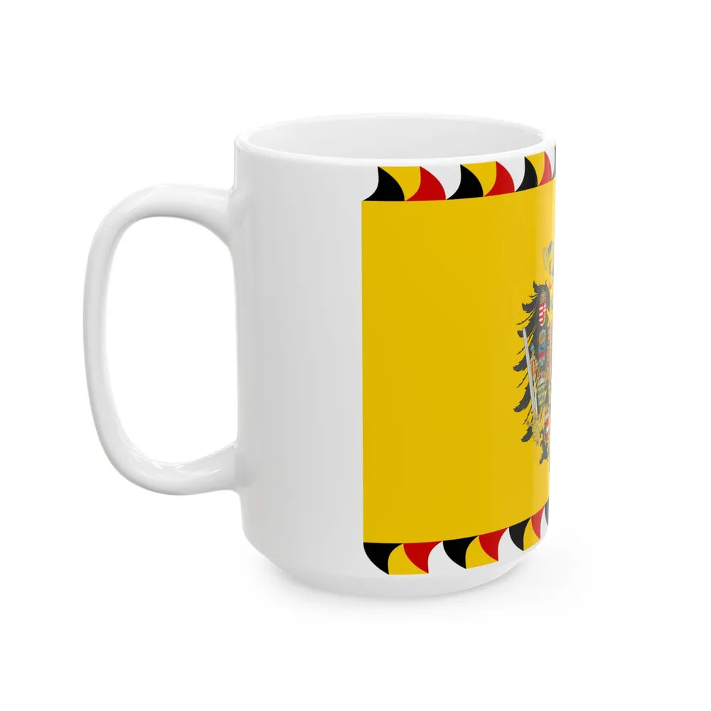 Standard of the Common Army Yellow (Austria) White Coffee Mug - Go Mug Yourself