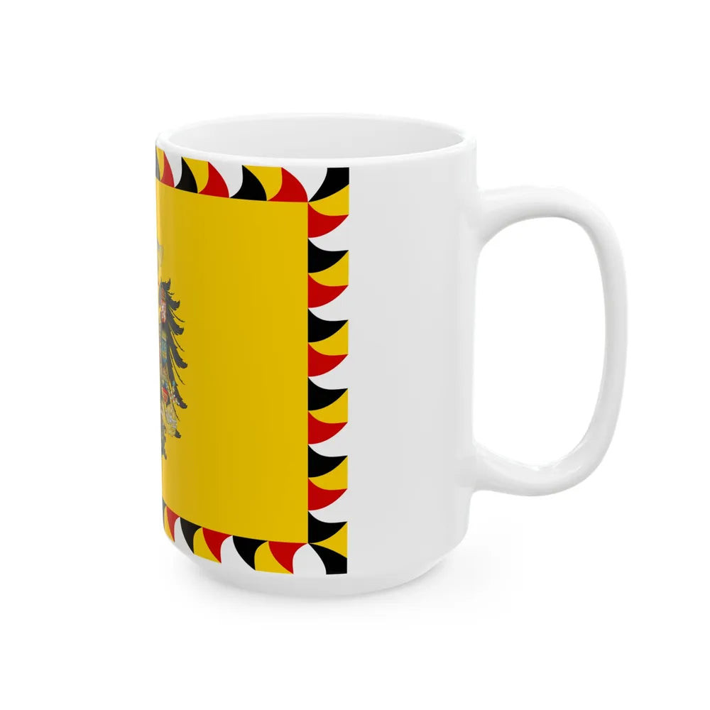 Standard of the Common Army Yellow (Austria) White Coffee Mug - Go Mug Yourself