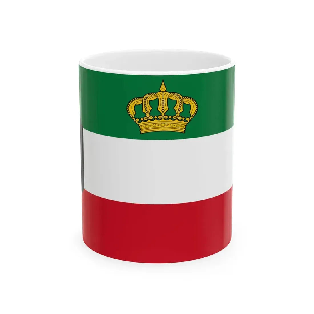 Standard of the Emir of Kuwait (Kuwait) White Coffee Mug 11oz - Go Mug Yourself