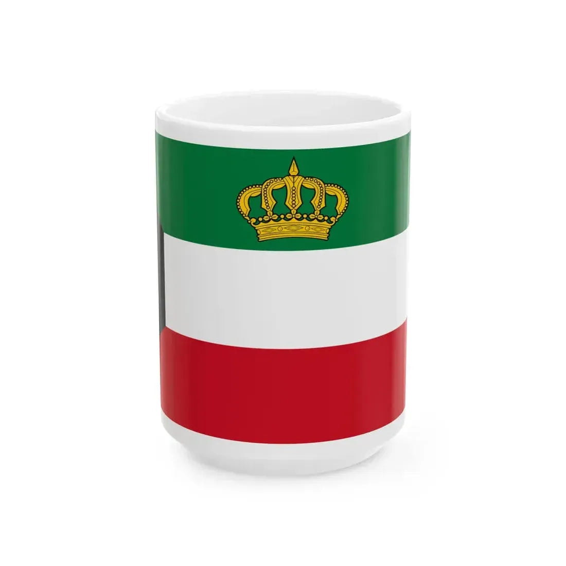 Standard of the Emir of Kuwait (Kuwait) White Coffee Mug 15oz - Go Mug Yourself